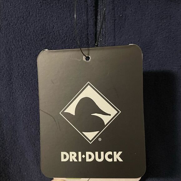 Dri-Duck NEW performance quarter zip anti-static anti-pill navy & olive 3X - Picture 10 of 11